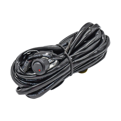 

D0034 Off-road Vehicle 300W Round Waterproof Switch Light Wiring Harness