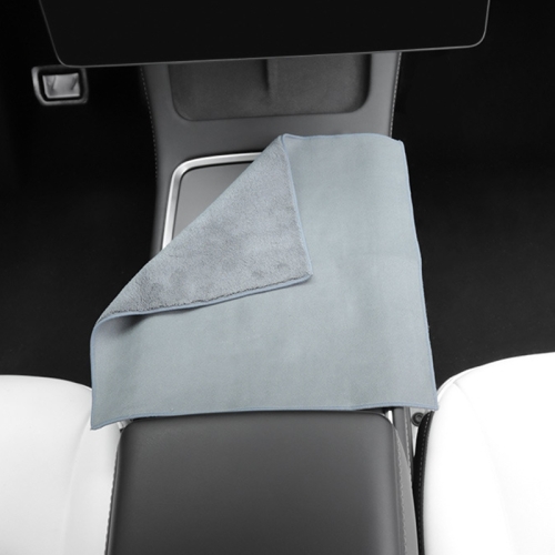 

For Tesla General Car Microfiber Towel Cleaning Rag, Style: No LOGO, Size: 30 x 30cm