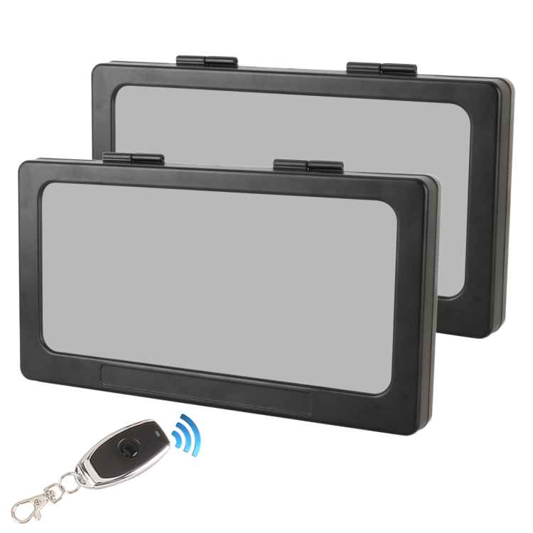 Universal Flip-Up Front License Plate Frame – Non-Motorized Bracket Holder For US Plates (12.25x6.25 Inches)