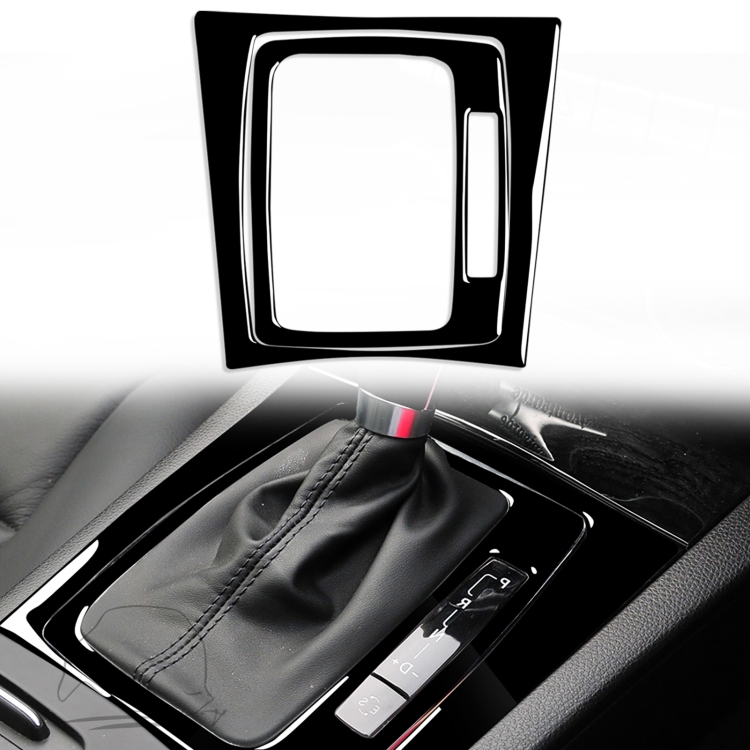 

For Mercedes-Benz W204 C-class 2007-2013 Car Right Drive Gear Panel Decorative Sticker Set (Black)