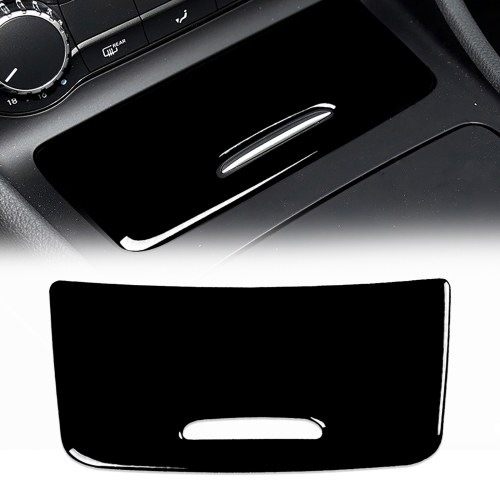 

Car Central Storage Box Cover Decorative Sticker For Mercedes-Benz A-class 2013-2018 / CLA 2013-2017 / GLA 2015-2018, Left and Right Drive Universal(Black)