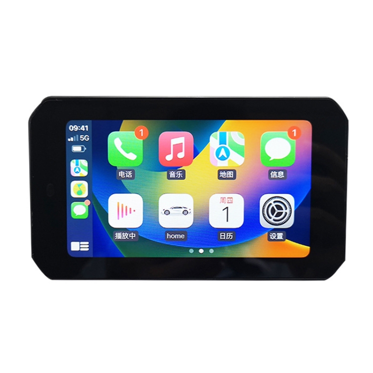 

P501M Motorcycles Portable Waterproof IPX7 5 inch Wireless Carplay GPS Navigator, Ordinary Version