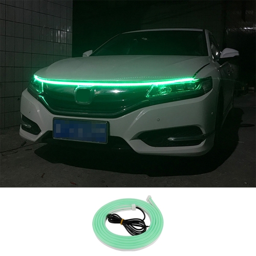 1.8m Car Daytime Running Super Bright Decorative LED Atmosphere Light (Green Light) 3 color 7 colors changing glow light up led kitchen faucet shower tap novelty luminous faucet nozzle head light bathroom light