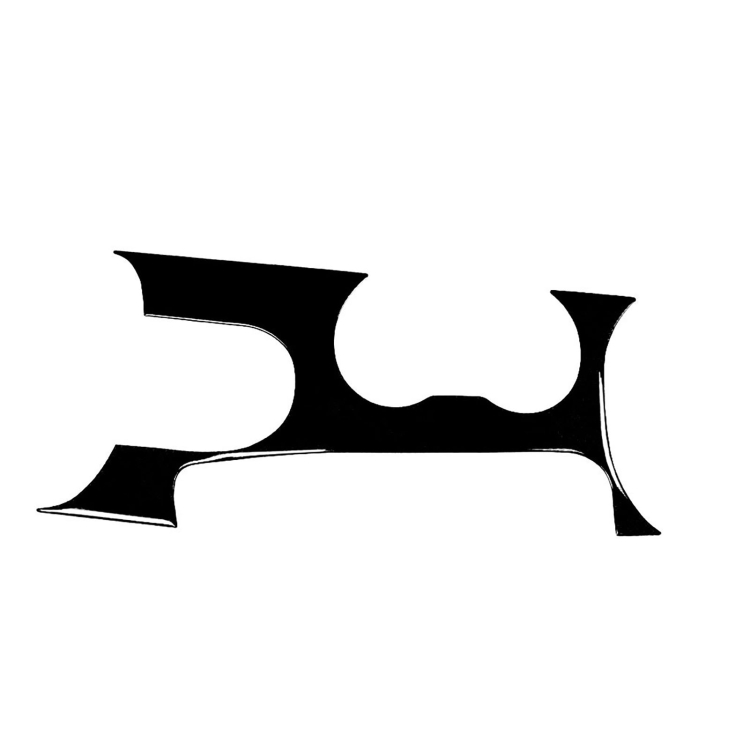 

For Ford Mustang 2015-2020 Car Gear Position Panel Decorative Sticker, Left Drive (Black)