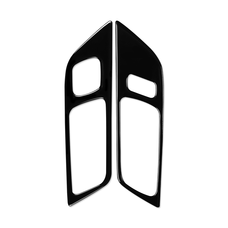 

For Ford Mustang 2015-2020 Car Door Handle Panel Decorative Sticker, Left Drive (Black)