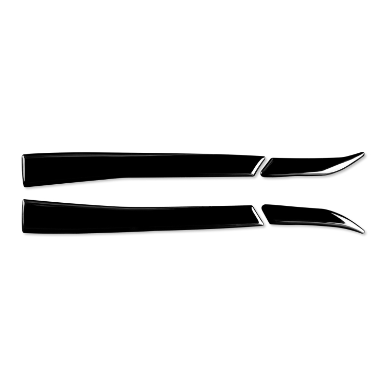 

For Ford Mustang 2015-2020 Car Rearview Mirror Decorative Sticker, Left and Right Drive Universal (Black)