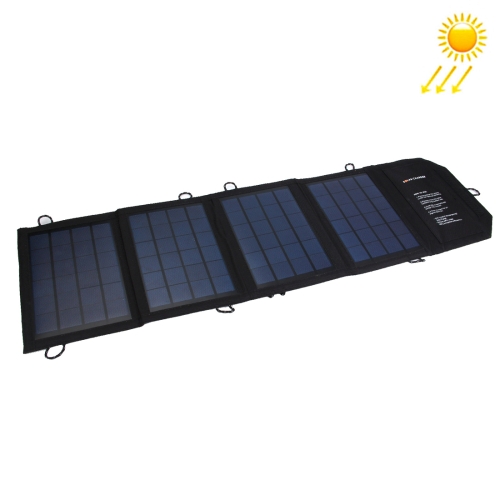 14W 2.8A Max 2 Output Ports Portable Folding Solar Panel Charger Bag for Samsung / HTC / Nokia / Mobile Phones / Other Devices