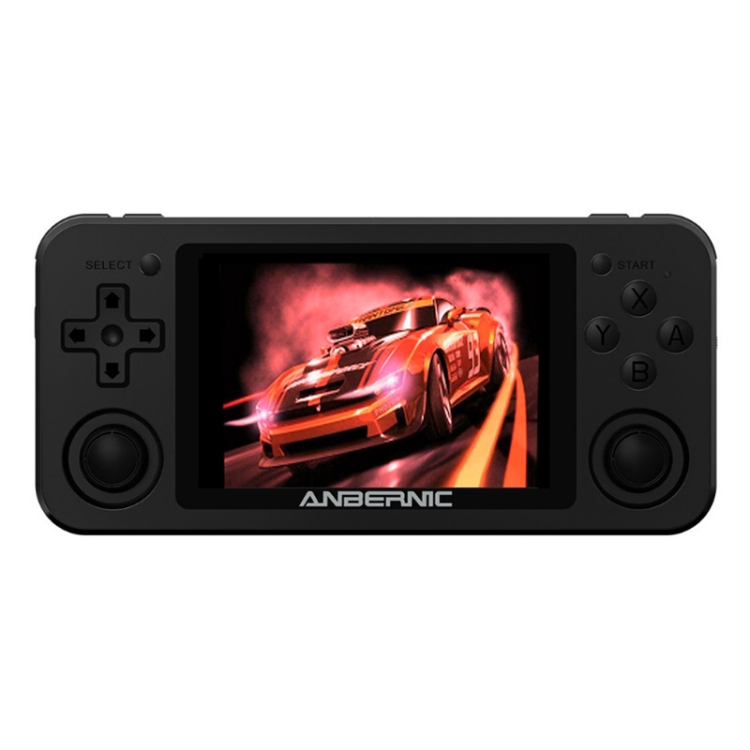 

Powkiddy RG351M 3.5 inch Screen Handheld Game Console Arcade Nostalgic Retro Game Console (Black)