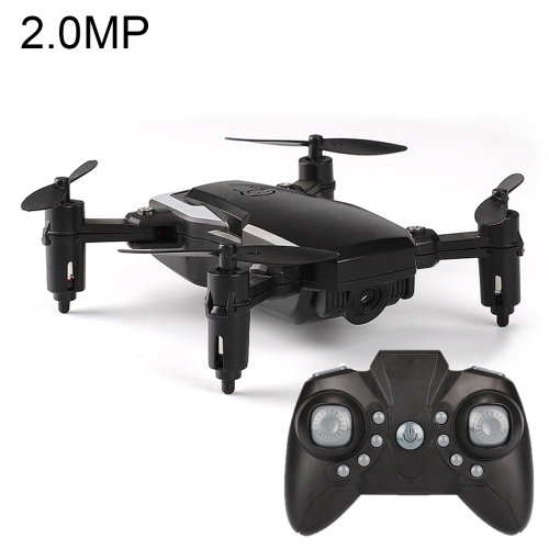 

LF606 Wifi FPV Mini Quadcopter Foldable RC Drone with 2.0MP Camera & Remote Control, Support One Key Take-off / Landing, One Key Return, Headless Mode, Altitude Hold Mode(Black)