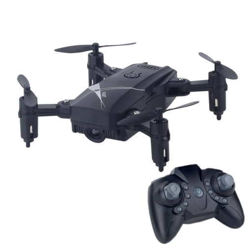 Drone RC pliable Mini Quadcopter LF602 sans caméra, une batterie, support  avant et arrière, rotation à 360 degrés (noir)