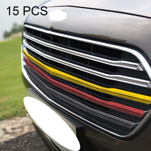 15 PCS voiture calandre en plastique décoration bande calandre