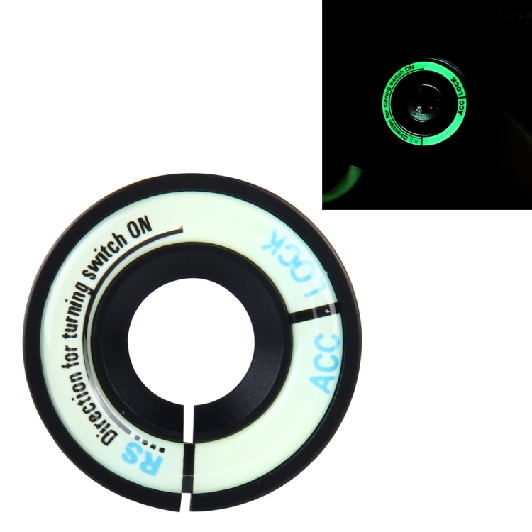 

Car Aluminum Igniter Night Luminous Decoration Ring For Audi And Volkswagen(Black)