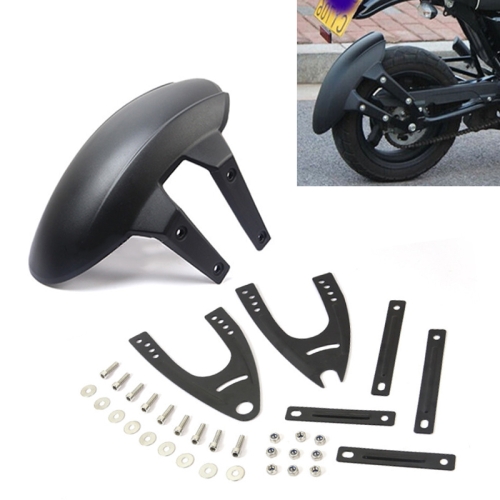 Motorcycle Modified Fender Rear Wheel Fender Dustproof PP Splash Flaps  Mudguards Fender Guard for CFMOTO 150NK / Kawasaki Z250 / Honda CB190R