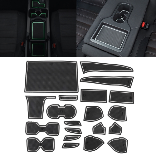 Intérieur de voiture Tapis de rangement pour tableau de bord  multifonctionnel pour voiture Support de téléphone