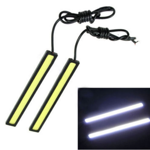 

2 PCS 6W 400 LM 6000K DRL COB White Light Bar Car Light Source Waterproof Daytime Running Lights, DC 12V