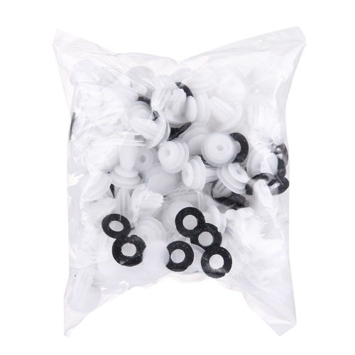 

100 PCS Hole Plastic Rivets Fastener Push Clips