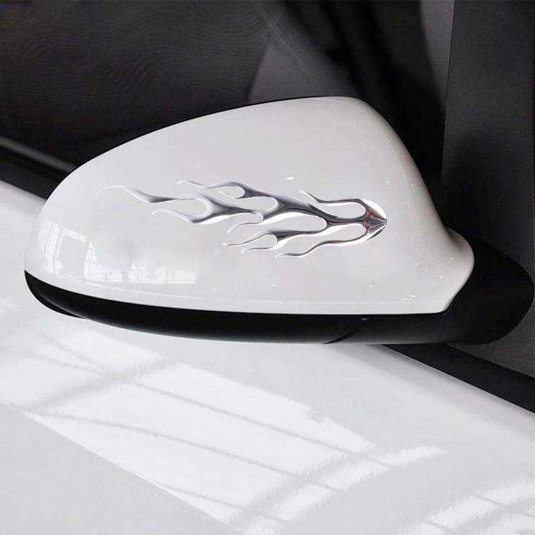 

Flame Pattern Car Stickers(Silver)