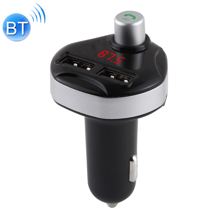 Dual USB Handsfree Transmitter Wireless Bluetooth Car Kit MP3 Adapter Charger