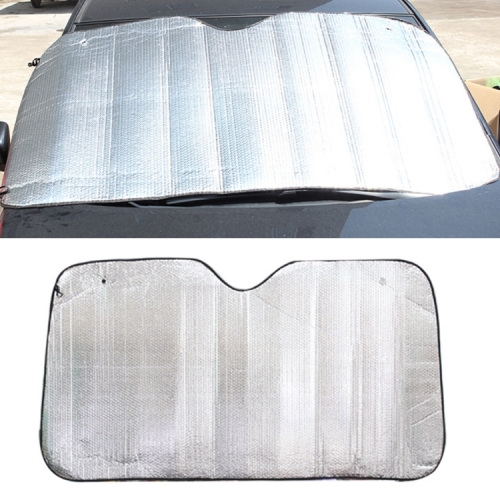 Silber Aluminiumfolie Sonnenschutz Auto Windschutzscheibe Visierabdeckung  Block Frontscheibe Sonnenschutz UV-Schutz, Größe: 130 x 60 cm