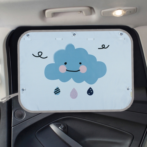 Kleines Wolkenmuster Auto Große Heckscheibe Sonnenschutz Isolierung Fenster  Sonnenschutzabdeckung, Größe: 70 * 50cm
