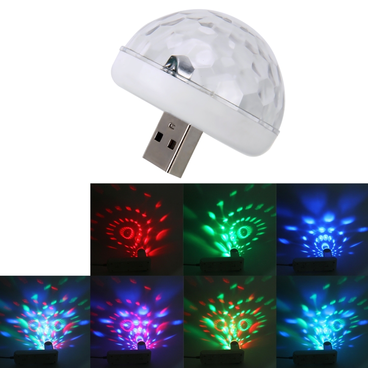 

Universal PC Car Stage Party DJ USB LED Atmosphere Lights Colorful RGB Lighting Decorative Mini Lamp