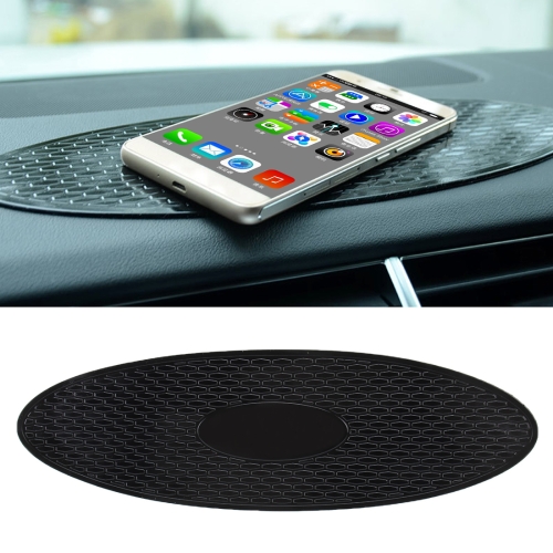 Tappetino antiscivolo per cruscotto ovale in gomma morbida per auto per  telefono / GPS / MP4 / MP3, dimensioni