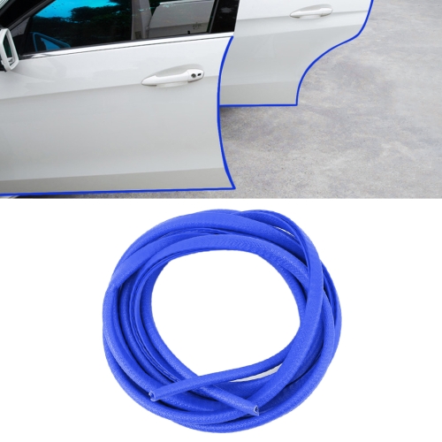 5m Gummi Auto Seitentür Kantenschutz Drahtschutz Abdeckung Verkleidungen  Aufkleber (blau)