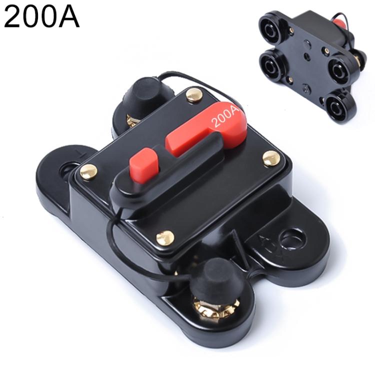 12V 24V Car Auto Boat Audio Fuse Holder 50Amp Manual Reset Circuit Breaker | UK