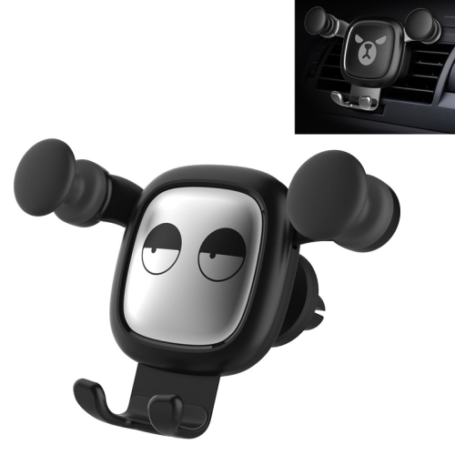 

Big Eyes Pattern Gravity Cartoon Air Vent Car Mount Phone Holder(Black)