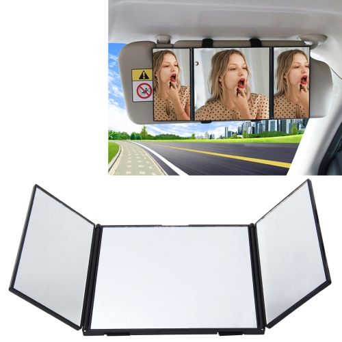 Kaufe Auto-Sonnenblendenspiegel mit LED-Leuchten, Make-up-Sonnenschutz,  Kosmetikspiegel, verstellbarer Kosmetikspiegel