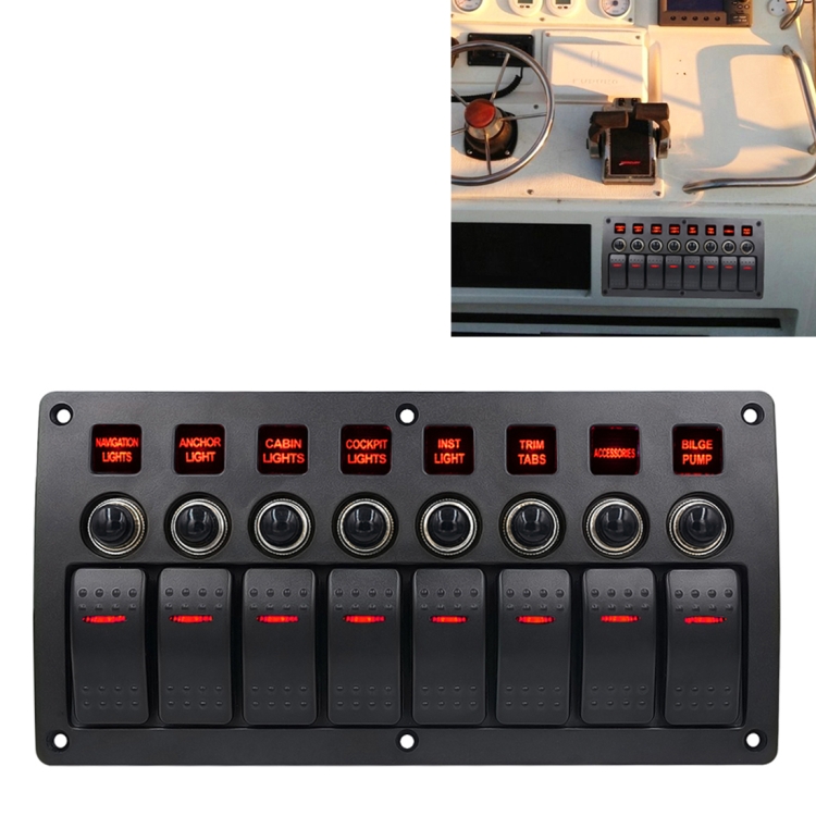 Panneau Commutateur 8 Vitesses Bluetooth 12V-24V Pour Voiture/bateau - COLIGHT Neuf
