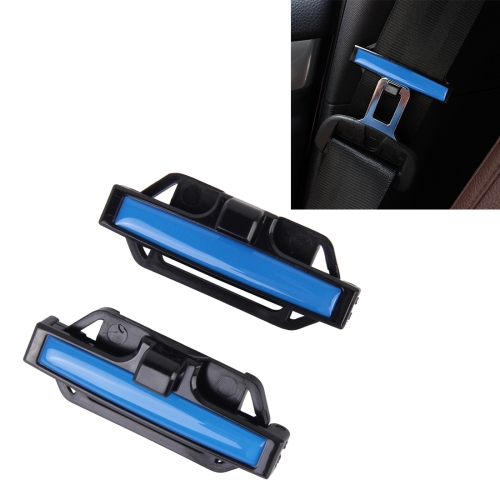 

DM-013 2PCS Universal Fit Car Seatbelt Adjuster Clip Belt Strap Clamp Shoulder Neck Comfort Adjustment Child Safety Stopper Buckle(Blue)