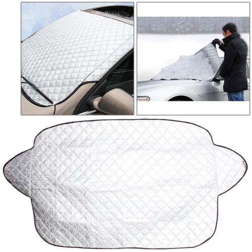 Copertura del parabrezza per protezione dalla neve antigelo con pellicola  in alluminio per auto, dimensioni: 142