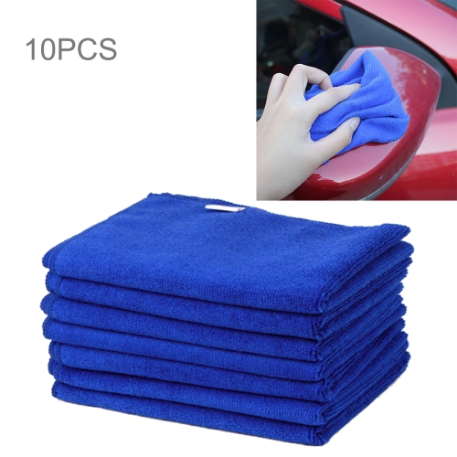

10 PCS 30cm × 30cm Microfiber Quick Dry Towels Cleaning Cloth Car Detailing Care Towels Car Care Towels