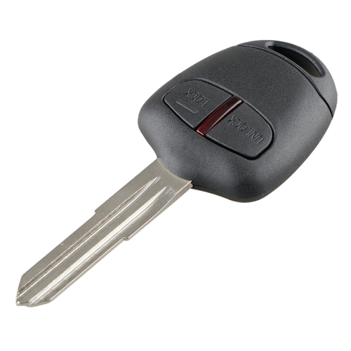 

For MITSUBISHI 2 Buttons Intelligent Remote Control Car Key with 46 Chip & Battery & Left Slot, Frequency: 433MHz