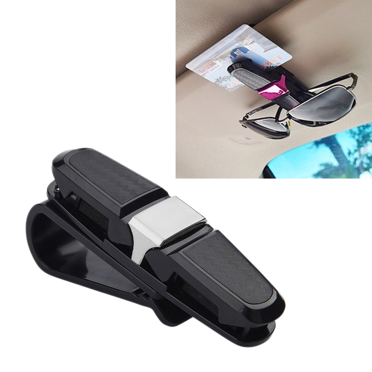 

Vehicle Mounted Glasses Clip Car Eyeglass Bill Holder, Package: OPP Bag(Silver)