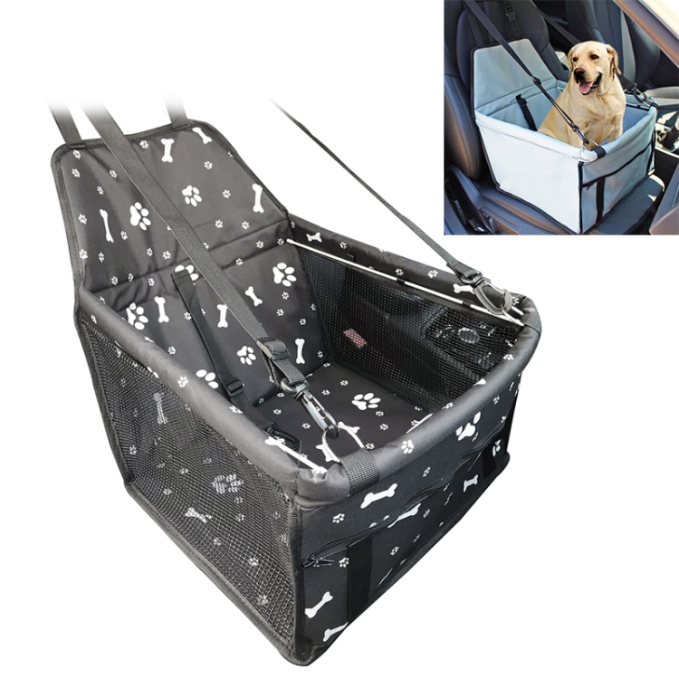 

Nonslip Folding Oxford Cloth Car Vice Driving Seat Cover Pet Cat Dog Cushion Mat, Size: 40 x 30 x 25cm (Black Bone)