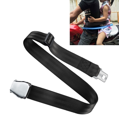 Kindersicherheitsbündel-Schutzgurt für Elektromotorrad / Fahrrad (schwarz)