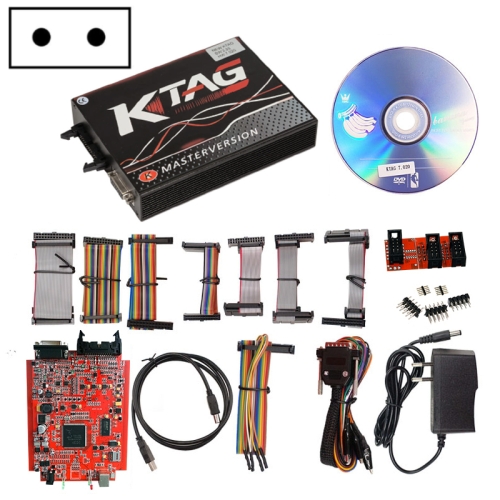 

KTAG V7.020 Red PCB Board ECU Programming Tool Unlimited Token, EU Plug