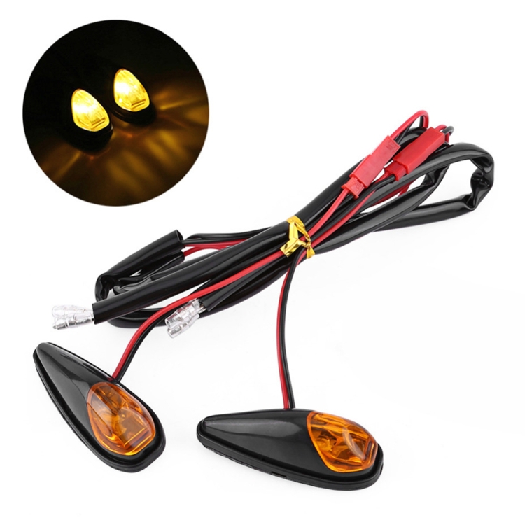 

2pcs SL QGD Motorcycle 5W Turn Signal Light (Black)