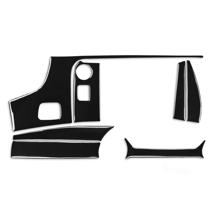 

For Chevrolet Corvette C7 2014-2019 Car Central Control Decorative Sticker, Left Drive