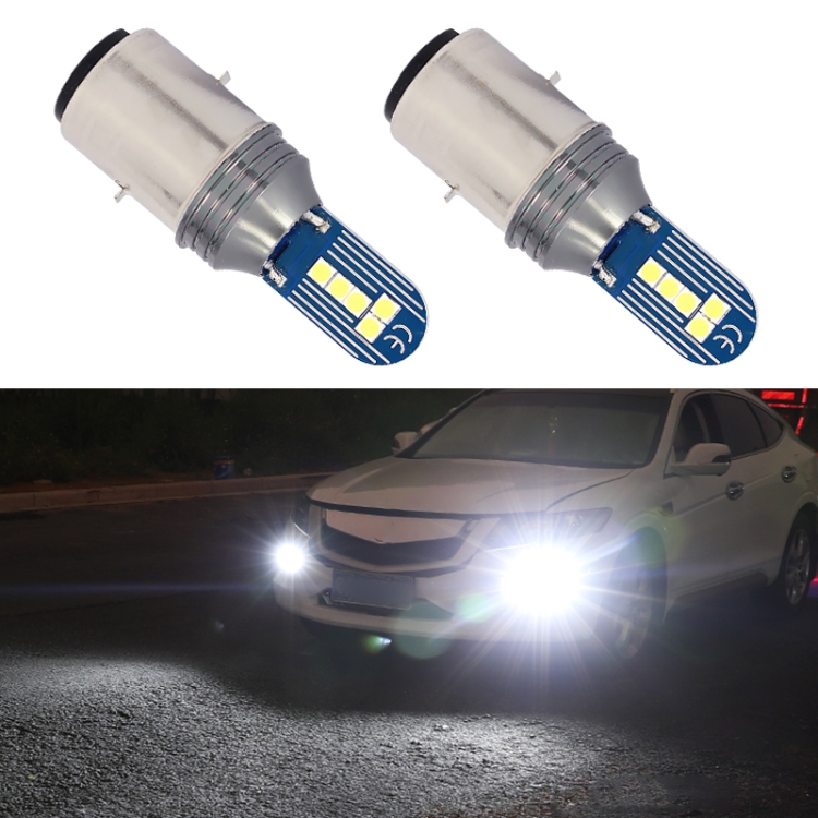 

1 Pair BA20D DC12V 7.8W Car LED Fog Light (White Light)