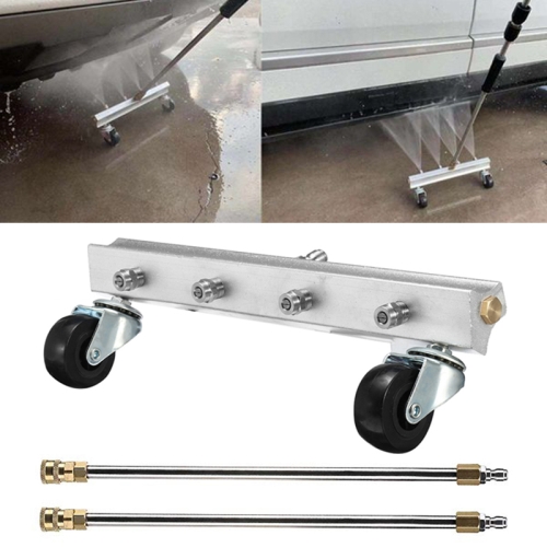 

Car Body Chassis Car High Pressure Washing Machine Car Bottom Water Washing Machine 4 Nozzle Cleaner Set, Extension Rod Length: 34cm