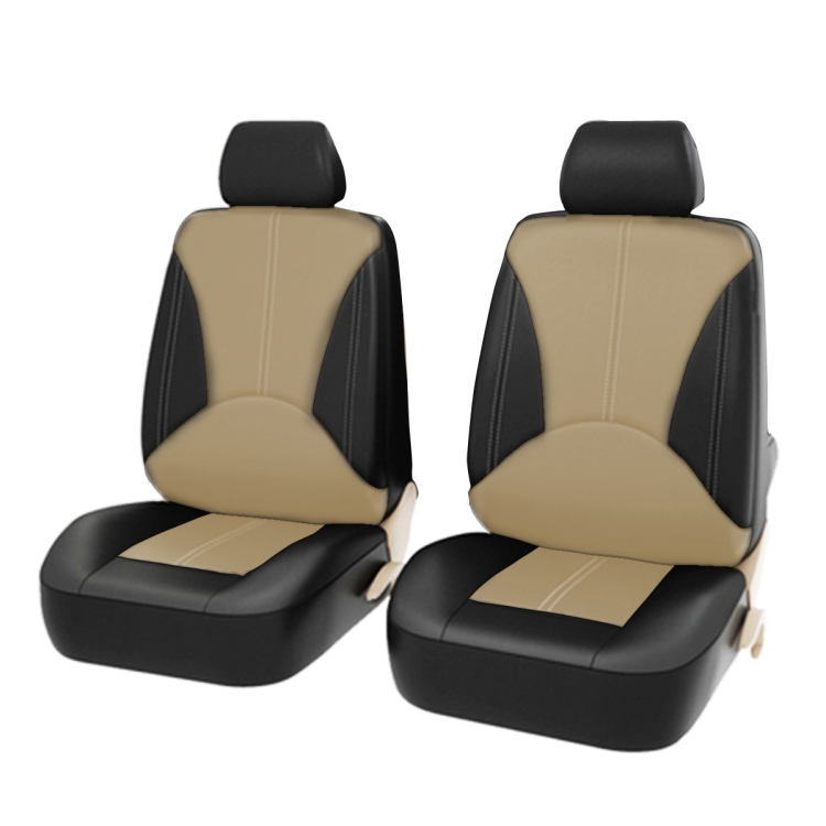 4 in 1 Universal PU Leather Four Seasons AntiSlippery Front Seat Cover