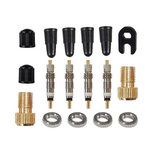 3 Sets (17 in 1) French Valve Core Adapter Set