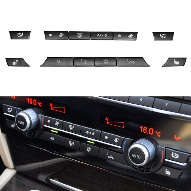 

Car Air Conditioner Panel Switch Button 12-button 61319313923 for BMW F10 / F07 / F02