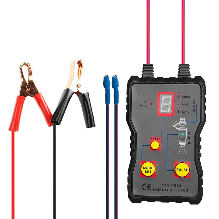 MZ620 Car Fuel Injector Tester 4 Pluse Mode Fuel System Scanning