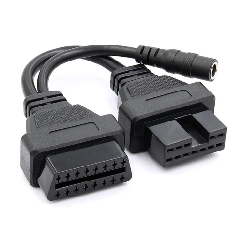 

12Pin to 16Pin Car OBD2 Conversion Cable OBDII Diagnostic Adapter Cable for Mitsubishi