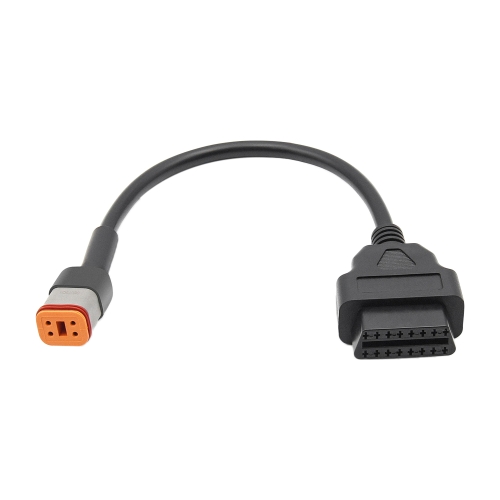 

4Pin Motorcycles OBD2 Conversion Cable OBDII Diagnostic Adapter Cable for Harley Davidson