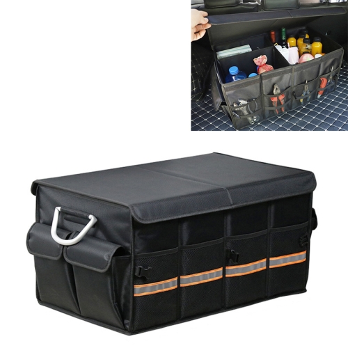 

Car Trunk Foldable Storage Box, Capacity: 66L (Black)